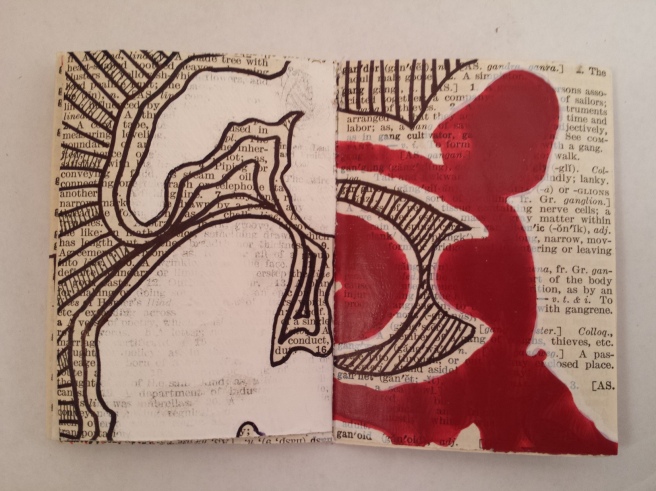 Rorschach Inkblot Mini Art Journal